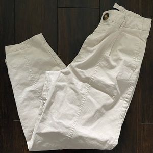 ZARA balloon leg khaki trousers